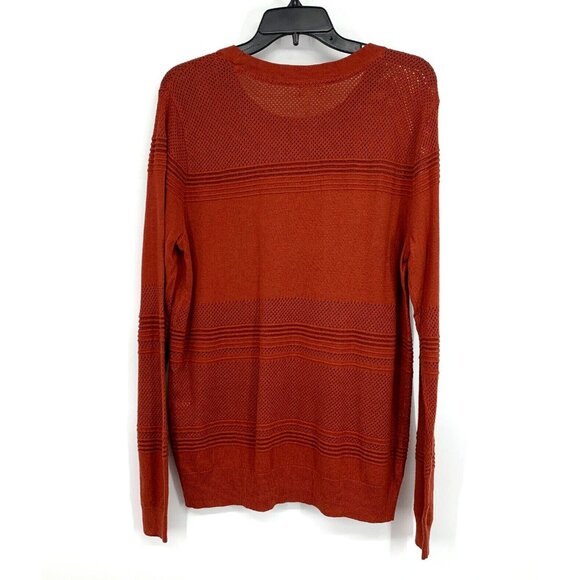 Market & Spruce Sweater Rowan Textured Cotton Blend Pullover NWT - Picture 7 of 9